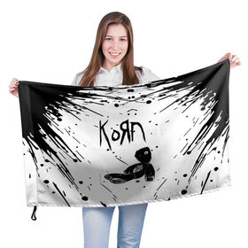 Флаг 3D с принтом korn , 100% полиэстер | плотность ткани — 95 г/м2, размер — 67 х 109 см. Принт наносится с одной стороны | acoustic | blind | coming undone | download | falling away from me | freak on a leash | korn | lyrics | music | narcissistic cannibal | official | official video | twisted transistor | vevo | word up | группа слипнот | коян | рок