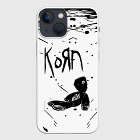 Чехол для iPhone 13 mini с принтом korn ,  |  | acoustic | blind | coming undone | download | falling away from me | freak on a leash | korn | lyrics | music | narcissistic cannibal | official | official video | twisted transistor | vevo | word up | группа слипнот | коян | рок