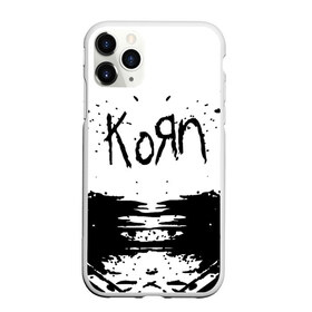 Чехол для iPhone 11 Pro матовый с принтом korn , Силикон |  | Тематика изображения на принте: acoustic | blind | coming undone | download | falling away from me | freak on a leash | korn | lyrics | music | narcissistic cannibal | official | official video | twisted transistor | vevo | word up | группа слипнот | коян | рок