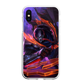 Чехол для iPhone XS Max матовый с принтом Пайк League of legends , Силикон | Область печати: задняя сторона чехла, без боковых панелей | Тематика изображения на принте: game | league of legends | lol | pike | игра | игры | лига легенд | лол | пайк | чемпион | чемпионы