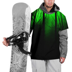 Накидка на куртку 3D с принтом G-loomy , 100% полиэстер |  | Тематика изображения на принте: fog | forest | gloomy | green fog | night | radiation | trees | деревья | зеленый туман | лес | мрачный | ночь | радиация | туман