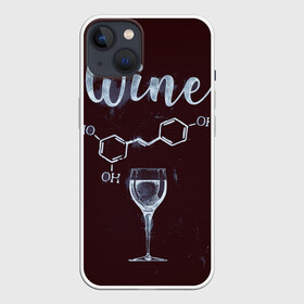 Чехол для iPhone 13 с принтом Формула Винишка ,  |  | wine | винишко | вино | виски | девичник