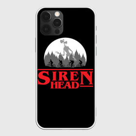 Чехол для iPhone 12 Pro с принтом Siren Head , силикон | область печати: задняя сторона чехла, без боковых панелей | Тематика изображения на принте: 6789 | foundation | head | scp | siren | sirenhead | stranger | things | голова | дела | объект | объекты | очень | сирена | сиреноголовый | странные | фонд