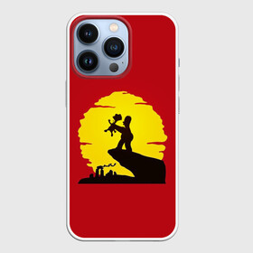 Чехол для iPhone 13 Pro с принтом КОРОЛЬ БАРТ ,  |  | африка | барт | закат | коль лев | мультфильм | симпсоны