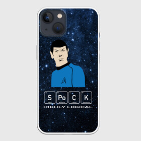 Чехол для iPhone 13 с принтом SPOCK (Z) ,  |  | spock | spok | star trek | startrek | вулканец | звездный путь | звездный флот | логика | спок | телесериал | энтерпрайз
