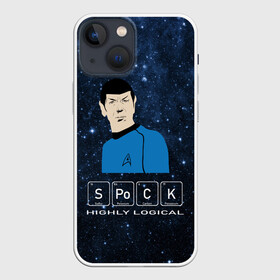 Чехол для iPhone 13 mini с принтом SPOCK (Z) ,  |  | spock | spok | star trek | startrek | вулканец | звездный путь | звездный флот | логика | спок | телесериал | энтерпрайз
