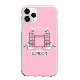 Чехол для iPhone 11 Pro Max матовый с принтом Лондон London Tower bridge , Силикон |  | Тематика изображения на принте: bridge | england | english | gb | london | tower | uk | английский | англия | башни | великобритания | закат | иконка | лайнарт | лондон | мост | надпись | розовый круг | слово | тауэрский | юк