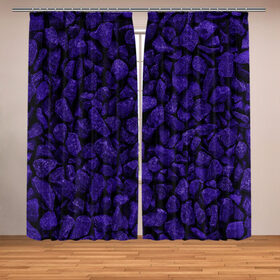 Фотошторы с принтом Purple-$tone$ , Блэкаут (светозащита 90%) / Габардин (светозащита 40% | 2 полотна шириной по 145 см; Высота 200-300 см; Крепление: шторная лента (на крючки); | abstraction | forms | gravel | pebbles | purple | stones | texture | абстракция | галька | гравий | камни | текстура | фиолетовый | формы