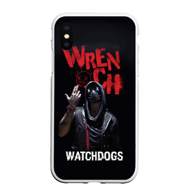Чехол для iPhone XS Max матовый с принтом Watch Dogs Legion , Силикон | Область печати: задняя сторона чехла, без боковых панелей | watch dogs | watch dogs 2 | watch dogs: legion | группы dedsec | игра