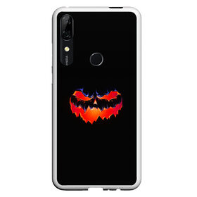 Чехол для Honor P Smart Z с принтом HALLOWEEN , Силикон | Область печати: задняя сторона чехла, без боковых панелей | злая тыква | подарок на хэллоуин | тыква светящаяся | хэллоуин