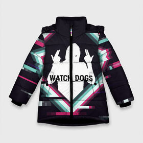 Зимняя куртка для девочек 3D с принтом Watch Dogs Legion , ткань верха — 100% полиэстер; подклад — 100% полиэстер, утеплитель — 100% полиэстер. | длина ниже бедра, удлиненная спинка, воротник стойка и отстегивающийся капюшон. Есть боковые карманы с листочкой на кнопках, утяжки по низу изделия и внутренний карман на молнии. 

Предусмотрены светоотражающий принт на спинке, радужный светоотражающий элемент на пуллере молнии и на резинке для утяжки. | action adventure | ctos | ded sec | fox | hacker | legion | watch dogs | watch dogs 2 | watch dogs legion свинья | watch dogs: legion | вотч догс | вотч догс 2 | вотч догс легион | вотч догс легион свинья | игра | легион | свинья | хакер | 