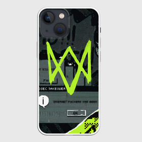 Чехол для iPhone 13 mini с принтом WATCH DOGS: LEGION. ,  |  | action adventure | ctos | ded sec | fox | hacker | legion | watch dogs | watch dogs 2 | watch dogs legion свинья | watch dogs: legion | вотч догс | вотч догс 2 | вотч догс легион | вотч догс легион свинья | игра | легион | свинья | хакер | 