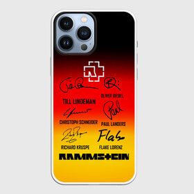 Чехол для iPhone 13 Pro Max с принтом RAMMSTEIN АВТОГРАФЫ УЧАСТНИКОВ ,  |  | Тематика изображения на принте: du hast | mein herz | rammstein | rammstein sonne. | группа rammstein | ду хаст | песня рамштайн | рамштайн | тилль линдеманн