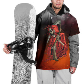 Накидка на куртку 3D с принтом Смерть , 100% полиэстер |  | blood | diablo | haloween | horror | дьявол | зомби | кости | кровь | мозги | мясо | страшилка | ужасы | хеллоуин | хелоуин