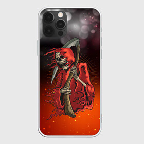 Чехол для iPhone 12 Pro с принтом Смерть , силикон | область печати: задняя сторона чехла, без боковых панелей | blood | diablo | haloween | horror | дьявол | зомби | кости | кровь | мозги | мясо | страшилка | ужасы | хеллоуин | хелоуин