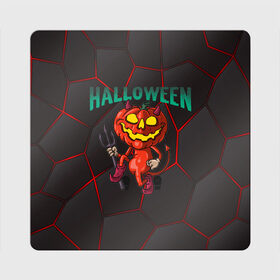 Магнит виниловый Квадрат с принтом Halloween , полимерный материал с магнитным слоем | размер 9*9 см, закругленные углы | blood | diablo | haloween | horror | дьявол | зомби | кости | кровь | мозги | мясо | страшилка | ужасы | хеллоуин | хелоуин