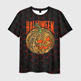 Мужская футболка 3D с принтом Halloween , 100% полиэфир | прямой крой, круглый вырез горловины, длина до линии бедер | blood | diablo | haloween | horror | дьявол | зомби | кости | кровь | мозги | мясо | страшилка | ужасы | хеллоуин | хелоуин
