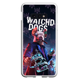 Чехол для Samsung S10E с принтом Watch Dogs: Legion , Силикон | Область печати: задняя сторона чехла, без боковых панелей | Тематика изображения на принте: 