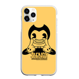 Чехол для iPhone 11 Pro Max матовый с принтом Bendy And The Ink Machine , Силикон |  | bendy | bendy and the ink machine | бенди | бени | бенни | бэнди | детская | детям | игра | капли | компьютерная игра | краска | машина | подтеки | ужастик | чернила | чернильная