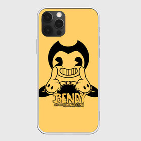 Чехол для iPhone 12 Pro Max с принтом Bendy And The Ink Machine , Силикон |  | bendy | bendy and the ink machine | бенди | бени | бенни | бэнди | детская | детям | игра | капли | компьютерная игра | краска | машина | подтеки | ужастик | чернила | чернильная