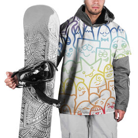Накидка на куртку 3D с принтом Радужные дудлы , 100% полиэстер |  | Тематика изображения на принте: doodle | горы | динозавр | дудл | жираф | заяц | звезда | карандаш | лапки | медведь | облако | птица | радуга | сердце | телевизор | улыбка | утёнок