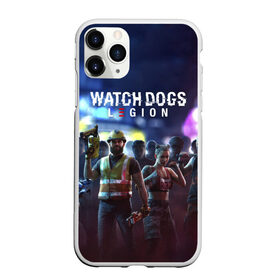 Чехол для iPhone 11 Pro Max матовый с принтом WATCH DOGS: LEGION , Силикон |  | 