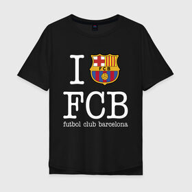 Мужская футболка хлопок Oversize с принтом Barcelona FC , 100% хлопок | свободный крой, круглый ворот, “спинка” длиннее передней части | barca | barcelona | club | fc | leo messi | soccer | spanish | барса | барселона | испанский | клуб | лео месси | фк | футбол | футбольный