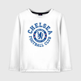 Детский лонгслив хлопок с принтом Chelsea FC , 100% хлопок | круглый вырез горловины, полуприлегающий силуэт, длина до линии бедер | blue | chelsea | club | english | fc | football | london | retirees | soccer | английский | клуб | лондон | пенсионеры | синие | фк | футбол | футбольный | челси