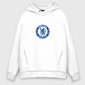 Мужское худи Oversize хлопок с принтом Chelsea FC , френч-терри — 70% хлопок, 30% полиэстер. Мягкий теплый начес внутри —100% хлопок | боковые карманы, эластичные манжеты и нижняя кромка, капюшон на магнитной кнопке | blue | chelsea | club | english | fc | football | london | retirees | soccer | английский | клуб | лондон | пенсионеры | синие | фк | футбол | футбольный | челси