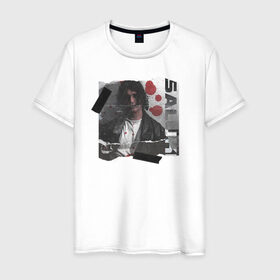 Мужская футболка хлопок с принтом SALUKI , 100% хлопок | прямой крой, круглый вырез горловины, длина до линии бедер, слегка спущенное плечо. | rap | saluki | saluki rap | рэп | рэпер | салюки