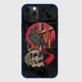 Чехол для iPhone 12 Pro с принтом Ворона и череп , силикон | область печати: задняя сторона чехла, без боковых панелей | blood | diablo | haloween | horror | дьявол | зомби | кости | кровь | мозги | мясо | страшилка | ужасы | хеллоуин | хелоуин