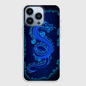 Чехол для iPhone 13 Pro с принтом NEON DRAGON ,  |  | дракон | китайский дракон | неон | неоновый дракон