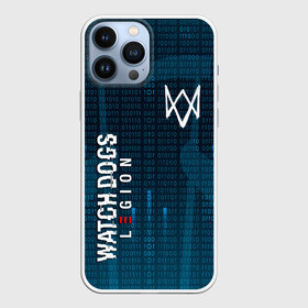 Чехол для iPhone 13 Pro Max с принтом WATCH DOGS: LEGION ,  |  | ded | dedsec | dogs | hacker | legion | sec | watch | watch dogs 3 | watchdogs | дедсек | дэдсек | легион | хакер | хакеры