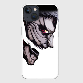 Чехол для iPhone 13 с принтом Злобный титан ,  |  | attack on titan | monsters | армин арлерт | атака на титанов | атака титанов | микаса аккерман | монстры | титаны | эрен йегер