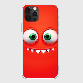 Чехол для iPhone 12 Pro Max с принтом ЗЕЛЁНЫЕ ГЛАЗА , Силикон |  | Тематика изображения на принте: глаза | мультфильм | смешное лицо | эмоция