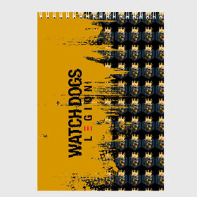 Скетчбук с принтом Watch Dogs Legion Skulls , 100% бумага
 | 48 листов, плотность листов — 100 г/м2, плотность картонной обложки — 250 г/м2. Листы скреплены сверху удобной пружинной спиралью | 