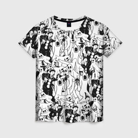 Женская футболка 3D с принтом GHOSTEMANE , 100% полиэфир ( синтетическое хлопкоподобное полотно) | прямой крой, круглый вырез горловины, длина до линии бедер | andromeda | ghostemane | hades. | mercury | nihil | rap | гостмейн | готика | реп