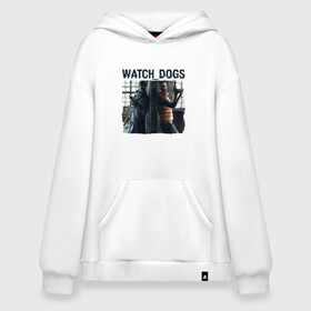 Худи SuperOversize хлопок с принтом Watch dogs (Z) , 70% хлопок, 30% полиэстер, мягкий начес внутри | карман-кенгуру, эластичная резинка на манжетах и по нижней кромке, двухслойный капюшон
 | black viceroys | ubisoft montreal | watch dogs | watchdogs | watch_dogs | взлом | делфорд уэйд | дефолт | джей би | джей би маркович | дэмиен брэнкс | клара лилл | куинн | лаки | лис | мститель | пирс | рэймонд кинни | сторожевые п