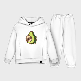Детский костюм хлопок Oversize с принтом Мопс авокадо ,  |  | Тематика изображения на принте: авокадо | арт | мопс | рисунок | сладкий | сладость | собака в костюме | собака в костюмчике | фрукт | фрукты