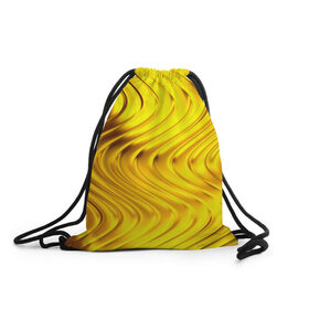 Рюкзак-мешок 3D с принтом GOLD LINES , 100% полиэстер | плотность ткани — 200 г/м2, размер — 35 х 45 см; лямки — толстые шнурки, застежка на шнуровке, без карманов и подкладки | 