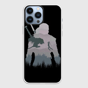 Чехол для iPhone 13 Pro Max с принтом The Witcher ,  |  | cd projekt | geralt | of rivia | rpg | wild hunt | арбалет | ведьмак 3 | генри кавилл | геральт | дикая | магия | охота | сказка | сфера | фэнтези | цири