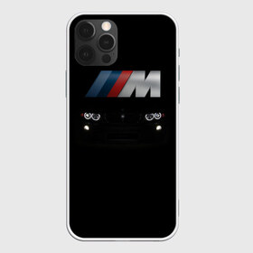 Чехол для iPhone 12 Pro Max с принтом BMW M , Силикон |  | Тематика изображения на принте: bmw | авто | автомобиль | бмв | логотип | марка | машина | надпись | текстура