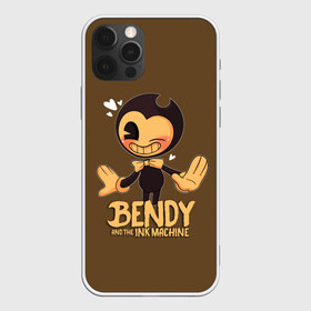 Чехол для iPhone 12 Pro Max с принтом Bendy And The Ink Machine , Силикон |  | bendy | bendy and the ink machine | бенди | бени | бенни | бэнди | детская | детям | игра | капли | компьютерная игра | краска | машина | подтеки | ужастик | чернила | чернильная