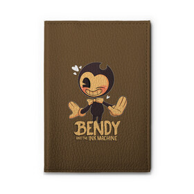 Обложка для автодокументов с принтом Bendy And The Ink Machine , натуральная кожа |  размер 19,9*13 см; внутри 4 больших “конверта” для документов и один маленький отдел — туда идеально встанут права | bendy | bendy and the ink machine | бенди | бени | бенни | бэнди | детская | детям | игра | капли | компьютерная игра | краска | машина | подтеки | ужастик | чернила | чернильная