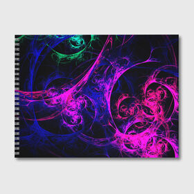 Альбом для рисования с принтом GambaTR , 100% бумага
 | матовая бумага, плотность 200 мг. | abstraction | colorful | dark | fractal | glow | patterns | shapes | tangled | texture | абстракция | запутанный | разноцветный | свечение | текстура | темный | узоры | формы | фрактал