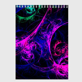 Скетчбук с принтом GambaTR , 100% бумага
 | 48 листов, плотность листов — 100 г/м2, плотность картонной обложки — 250 г/м2. Листы скреплены сверху удобной пружинной спиралью | abstraction | colorful | dark | fractal | glow | patterns | shapes | tangled | texture | абстракция | запутанный | разноцветный | свечение | текстура | темный | узоры | формы | фрактал