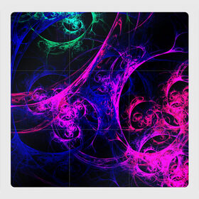 Магнитный плакат 3Х3 с принтом GambaTR , Полимерный материал с магнитным слоем | 9 деталей размером 9*9 см | abstraction | colorful | dark | fractal | glow | patterns | shapes | tangled | texture | абстракция | запутанный | разноцветный | свечение | текстура | темный | узоры | формы | фрактал
