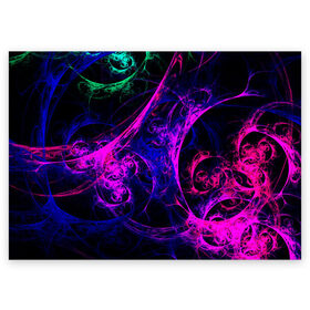 Поздравительная открытка с принтом GambaTR , 100% бумага | плотность бумаги 280 г/м2, матовая, на обратной стороне линовка и место для марки
 | abstraction | colorful | dark | fractal | glow | patterns | shapes | tangled | texture | абстракция | запутанный | разноцветный | свечение | текстура | темный | узоры | формы | фрактал