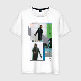 Мужская футболка хлопок с принтом saluki rap , 100% хлопок | прямой крой, круглый вырез горловины, длина до линии бедер, слегка спущенное плечо. | Тематика изображения на принте: rap | saluki | saluki rap | рэп | рэпер | салюки