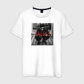 Мужская футболка хлопок с принтом SALUKI , 100% хлопок | прямой крой, круглый вырез горловины, длина до линии бедер, слегка спущенное плечо. | Тематика изображения на принте: rap | saluki | saluki rap | рэп | рэпер | салюки